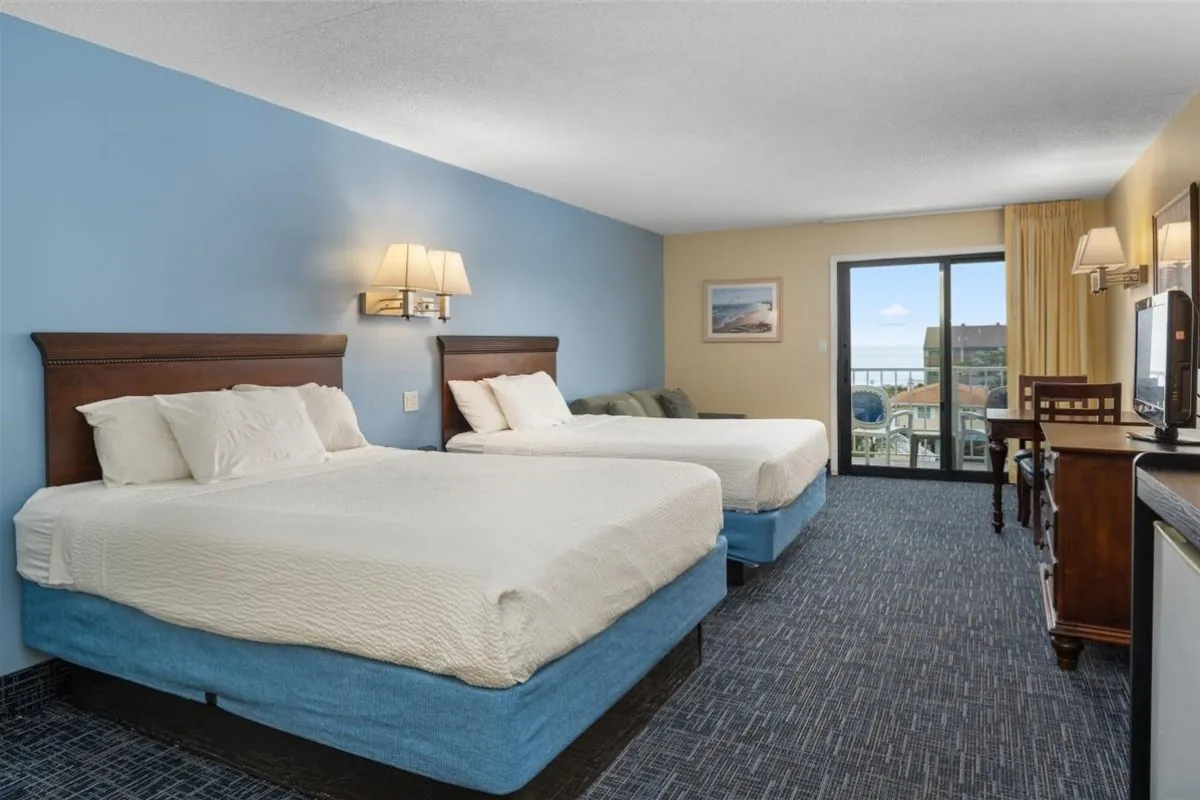 The ocean view room in the Coastal Palms.